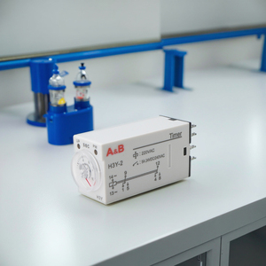 H3Y-2 220V AC 8p 0-30 phút Thời gian chậm trễ phạm vi dpdt tiếp sức hẹn giờ zeitschalter zeirelais với cơ sở - Product Image 1