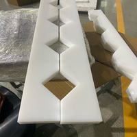 Bande transporteuse en plastique PE1000 haute résistance à l'usure pour chaînes à rouleaux, résistante aux produits chimiques, service OEM personnalisé de précision