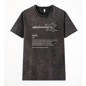 T-shirt Rock Definition unisexe en coton pour adulte, avec image graphique, cadeau pour les amateurs de musique - Product Image 1