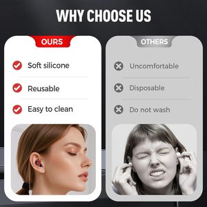 Bouchons d'oreilles entièrement insonorisés pour dormir, réduction du bruit de 35 dB, bouchons anti-bruit pour le travail, les études, les voyages, le ronflement - Product Image 4