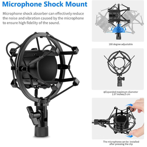Blogging Microfono Gamer Set Desktop Stand USB Wired Recording Condenser Studio Gaming Microphoneone - Product Image 2