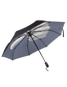 Parapluie personnalisé avec le doigt d'honneur, portable, automatique, pliable en 3 sections, protection solaire contre la pluie - Product Image 2
