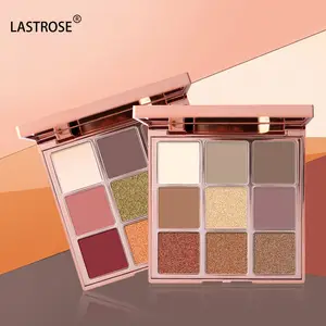 Private Label 9 Farben Lidschatten-Palette Wählen Sie Ihre eigenen Farben OEM Empty Makeup Cardboard Lidschatten-Palette