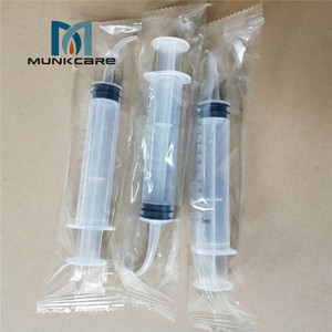 Seringue courbée Munkcare blanche 10 ml, équipement d'irrigation dentaire, équipement de thérapie orale - Product Image 2