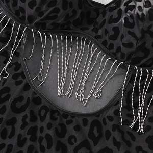 B31284 Dropshipping <span class=keywords><strong>2025</strong></span> <span class=keywords><strong>Hot</strong></span> Bán Ăn Mặc Femme Sexy <span class=keywords><strong>Leopard</strong></span> Sang Trọng Xem Qua Đồ Lót Bodysuit Tua Phụ Nữ Đồ Lót - Product Image 5