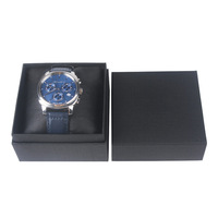 Boîte d'emballage de montre en papier de luxe avec logo personnalisé, impression sur cuir PU, boîtes de rangement pour montres, Cajas De Reloj, Boite Montre, faible MOQ