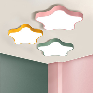 Plafonniers modernes Rose Bleu Étoile Bébés Enfants <span class=keywords><strong>Chambre</strong></span> à coucher Filles Garçons Plafonnier Led Luminaires - Product Image 5