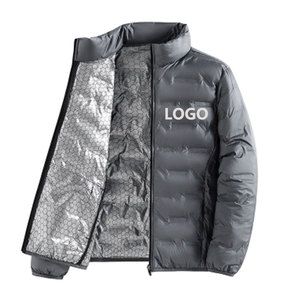 Chaqueta acolchada para hombre Chaqueta de plumón con cuello alto a la moda Abrigos de plumón elegantes - Product Image 1