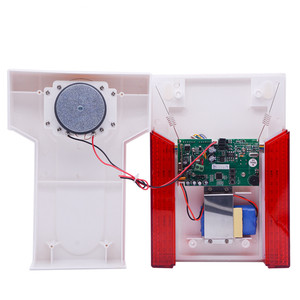 Sirène extérieure sans fil, alarme de sécurité bidirectionnelle, sirène 433 MHz 868 MHz 120 dB, haut niveau sonore, 12 V, prise EU et batterie de secours - Product Image 3