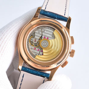 Montre mécanique automatique sophistiquée unisexe de qualité 5A avec plusieurs achats possibles, cadran à complications, index des heures en diamant - Product Image 6