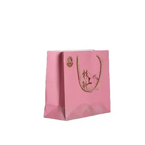 cardboard Paper Gift Bag With Handle Black Color Wedding Birthday Party Gift Christmas New Year Shopping Package Bags