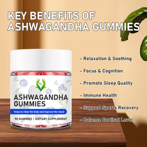 Gomitas Nutricionales de Ashwagandha de Alta Calidad, Extracto de Raíz de Ashwagandha, Equilibran el Cortisol, Mejoran el Estado de Ánimo, Relajantes y Calmantes - Product Image 2