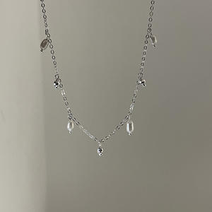 S925 Pure Silver Minimalist Starfish <b>Choker</b> Necklace <b>for</b> <b>Women</b> Korean Casual Versatile Niche Fashion Design Collarbone Chain - Product Image 1