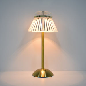 Kristall Lampen schirm Gold wiederauf ladbare Codeless Touch Control Party Weihnachten Luxus kleine Hochzeit Tisch lampe - Product Image 5