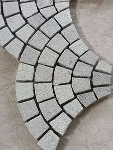 Conception chinoise 10x10x3cm béton pas cher extérieur jardin granit blanc calcaire pavés dalles carreaux - Product Image 3
