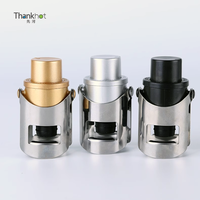 Thankhot 2025 Top Vendeur En Acier Inoxydable Bouchon De Champagne Sous Vide Articles Promotionnels De Mariage Champagne Couvercles Bar Vin Accessoires