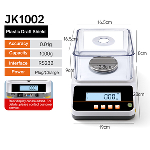 Balance analytique de précision de laboratoire Weighing JK603-P 600g 0.001g avec écran LCD haute sensibilité et affichage supplémentaire - Product Image 1