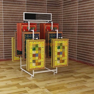 Tùy chỉnh kim loại dọc Thảm móc áo cho lật đứng đa chức năng thảm hiển thị đứng cho cửa hàng triển lãm cho cửa hàng hiển thị - Product Image 1