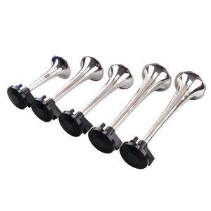 Corne à air pour camion, urgence, 150db, 12V, 24V, super puissante, <span class=keywords><strong>Alpex</strong></span> 5 trompettes, pour voiture, camion, bateau - Product Image 1
