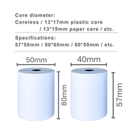 Étiquettes thermiques personnalisées étanches 57 mm/80 mm pour imprimante/caisse enregistreuse - Approvisionnement direct usine