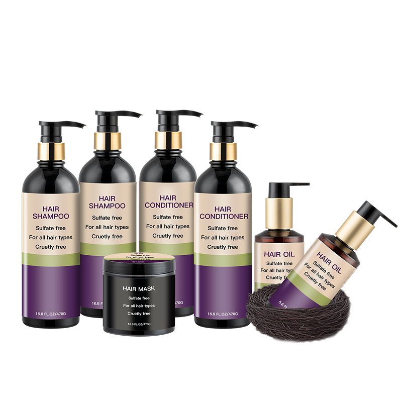 custom natural dandruff wholesale hotel organic hair growth argan oil private label  african shampoo hair care treatment sets