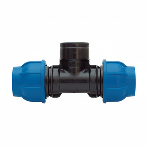 Raccord en T femelle en nylon Mm.25 X 3/4 X 25 Pn16, lot de 5 pièces, raccords d'eau de jardin - Product Image 1