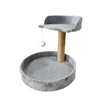 Griffoir pour chat en bois avec nid et table de saut intégrée, structure d'escalade, style Wind adorable, fabriqué en Chine