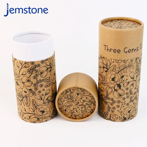 Estilo personalizado de fábrica al por mayor caja de tubo de papel Kraft tubo de embalaje de papel reciclado - Product Image 3