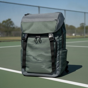 Sac à dos de pickleball avec compartiment ventilé pour chaussures, capacité de 2 raquettes, en nylon imperméable, logo personnalisé, vente en gros - Product Image 3