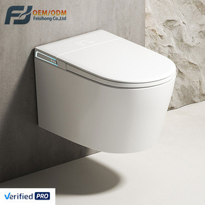 <span class=keywords><strong>Toilette</strong></span> intelligente moderne avec système d'aromathérapie, bidet intelligent, ouverture et fermeture automatiques, capteur de pied, siège chauffant, WC avec affichage numérique - Product Image 1