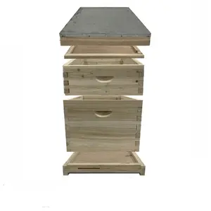 Imkerei Imkerei Ausrüstung Holz Bienenstock Dadant Blatt Bienenstock Box zu verkaufen