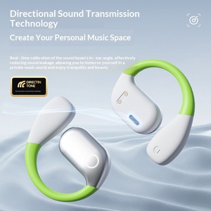 <span class=keywords><strong>Cheng</strong></span> Ruida M82, Nuevos Auriculares Intrauditivos con Gancho para la Oreja, OWS 5.4, Conducción Ósea, Resistentes al Agua, Inalámbricos, Deportivos, con Cancelación de Ruido - Product Image 1