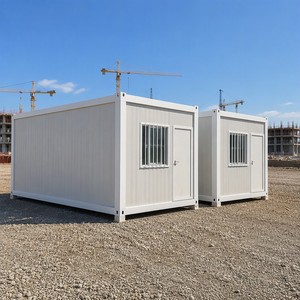 Maison préfabriquée en conteneur à assembler, en acier galvanisé, cabine temporaire - Product Image 1