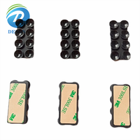 Deson Tapis à ventouse en silicone 24 tasses antidérapant personnalisé Support pour téléphone portable Ventouse en silicone