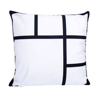 Housse de coussin de Noël colorée, design personnalisé, sublimation vierge, impression pour la maison, l'hôpital, l'hôtel, idée cadeau
