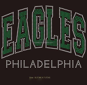 Kustomisasi transfer berlian imitasi setrika untuk tim olahraga - Product Image 4