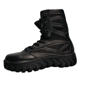 Bottes DFA120 en toile et cuir noir, nouveau design, bottes de randonnée en forêt, bottes de combat en jungle - Product Image 1