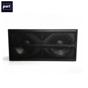 ซับวูฟเฟอร์คุณภาพสูง PAT <span class=keywords><strong>SUB</strong></span> 9006-AS ระดับมืออาชีพ ขนาด 18 นิ้ว คู่ กำลังขับสูง ตู้ไม้ พร้อมช่องต่อ XLR กำลังขับสูงสุด 7200 วัตต์ - Product Image 1