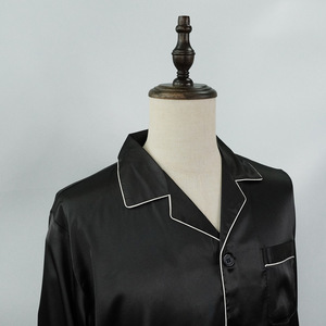 Venta al por mayor de pijamas y camisones de poliéster para hombres, detalles exquisitos pijamas suaves conjuntos de ropa de dormir para hombres - Product Image 3