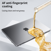 Étui pour Macbook Air Pro 13.3 13.6 pouces M4, coque rigide mate givrée, housse de protection pour ordinateur portable, peau en plastique fine et légère