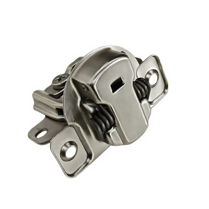 Charnières de <span class=keywords><strong>porte</strong></span> de style américain AODELI, charnières hydrauliques 3D à bras court, ouverture vers l'intérieur, invisibles, pour placards, salles de bain - Product Image 5