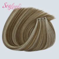 Extensions de cheveux russes vierges Genius Wefts Double Drawn de haute qualité, sans couture, Remy, populaires, 2026
