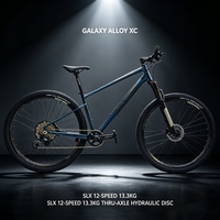 Bicicleta de Montaña FLM GALAXY de Aluminio, 29/27.5, 12 Velocidades, Frenos Hidráulicos, Horquilla de Aire, Neumáticos CST, Todoterreno, Bicicleta Montana