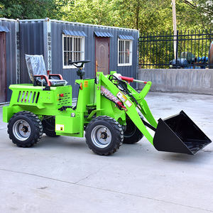 Mini chargeuse sur pneus économique de 400, 500, 600, 800 kg, 4x4, articulée, diesel, électrique, pour jardin, aménagement paysager, livraison gratuite - Product Image 6