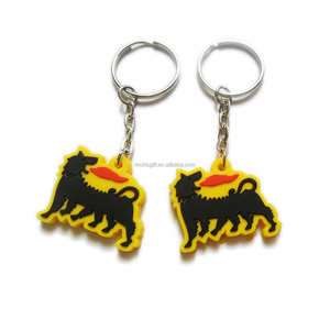 LLavero de PVC de goma animal 2d 3D con logotipo personalizado, llaveros de PVC suave personalizados para regalos de promoción - Product Image 1