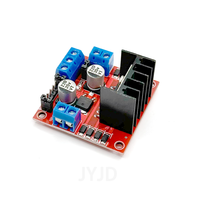 Modul Penggerak Motor H-Bridge Ganda L298N, Papan Pengontrol Motor Stepper DC Daya Tinggi untuk Mobil Pintar, Robot, Arduino, Elektronik DIY