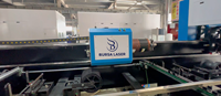 Machine de découpe laser à fibre numérique automatique CNC haute puissance 4000W Bursa avec contrôle Cypcut, refroidissement par eau, nouvelle version en acier inoxydable