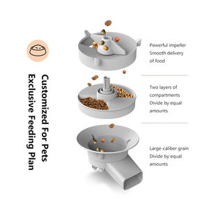 Alimentador de mascotas inteligente para perros y gatos, aplicación de teléfono móvil Wifi, Control remoto, microchip, Alimentador automático para mascotas con 6l - Product Image 4