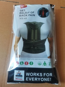 <span class=keywords><strong>Corrector</strong></span> de Postura Ajustable para Hombres y Mujeres, Soporte de Espalda Transpirable con Malla y Tirantes en X para Alivio de la Columna Vertebral - Product Image 5