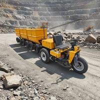 Remorque électrique remorquable Inca Rock 60V 4000W, capacité de remorquage 3000 kg, 6 batteries, 450 kg pour le transport de marchandises